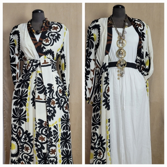 Wrap Dress / Coat / L - Picture 5 of 8